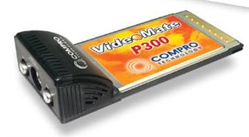 Compro Intoduces Tuner Analog TV/FM and Video/Audio Capture CardBus VideoMate P300
